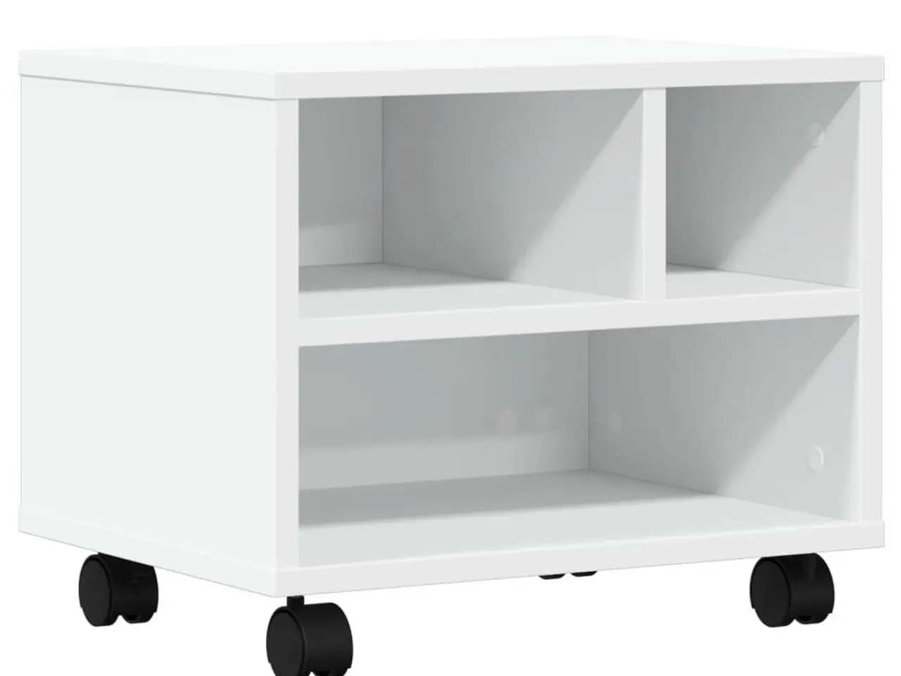 Billede 2 - Printerstativ med hjul 41 x 32 x 34,5 cm - hvid