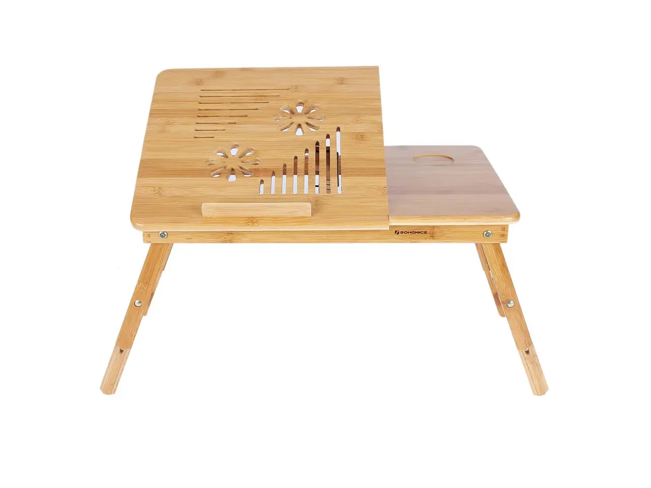 Billede 2 - Laptopbord i bambus, foldbart 55 x 35 cm - LLD002