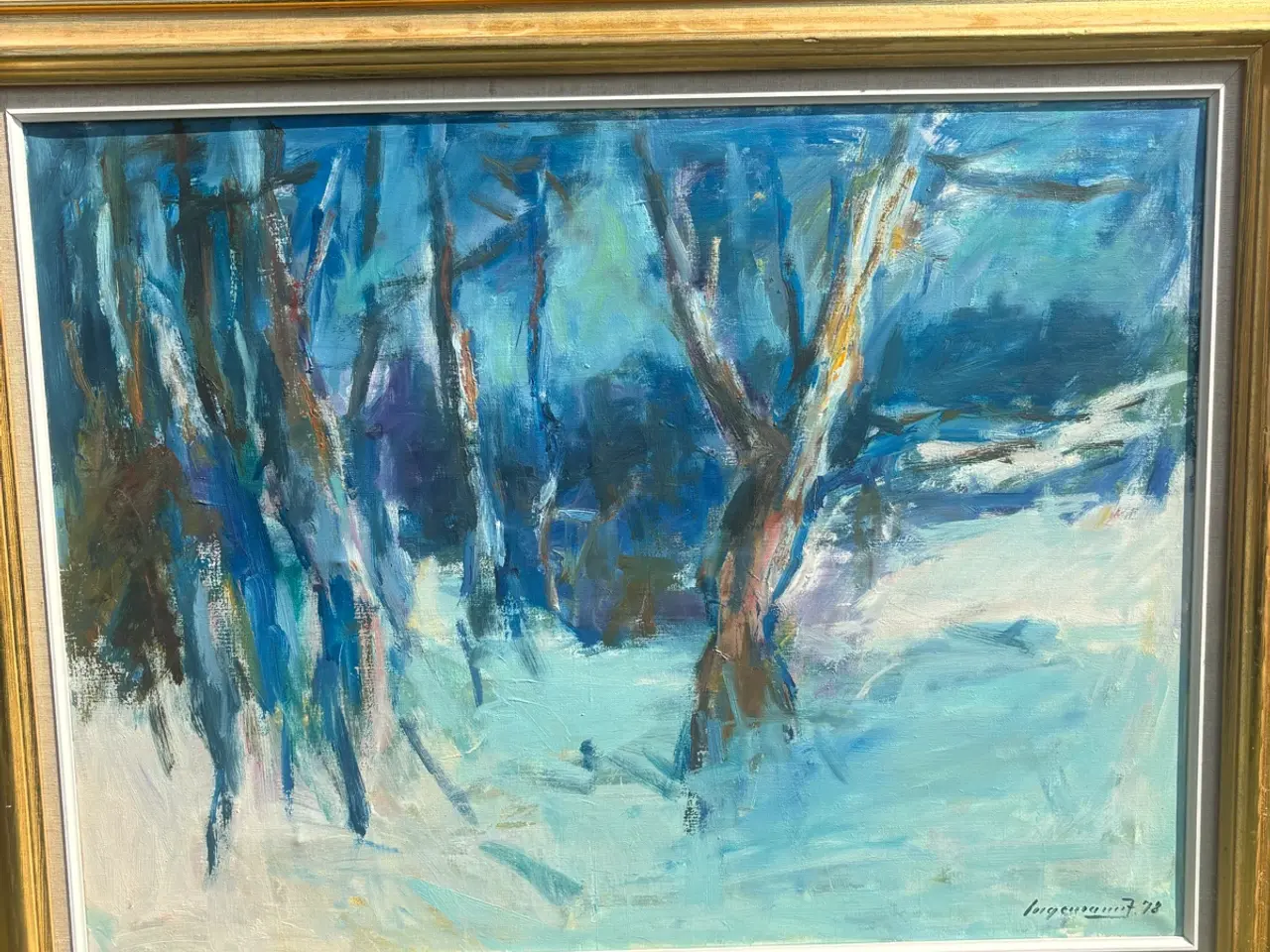 Billede 1 - Ingemann Jørgensen, maleri, 1978