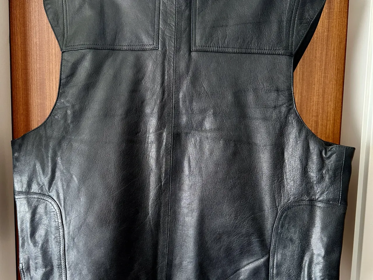 Billede 2 - Sort Læder vest