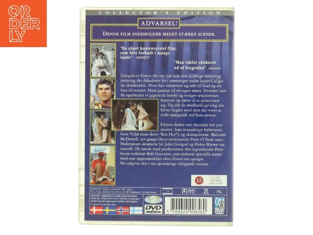 Billede 2 - Caligula - the Unrated Edition med Malcolm McDowell (DVD)