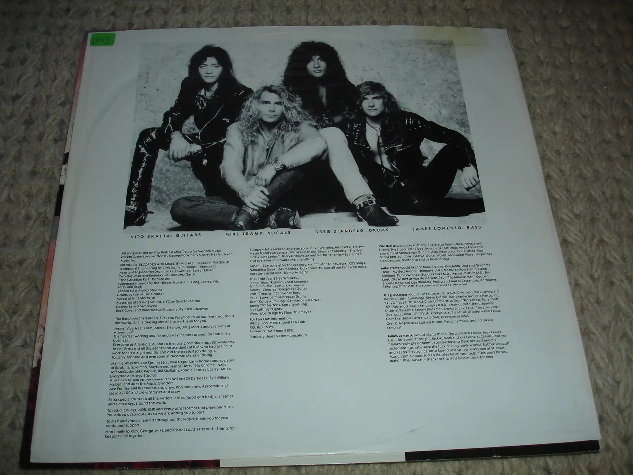 Billede 4 - White Lion – Big Game ( Mike Tramp/Mabel )