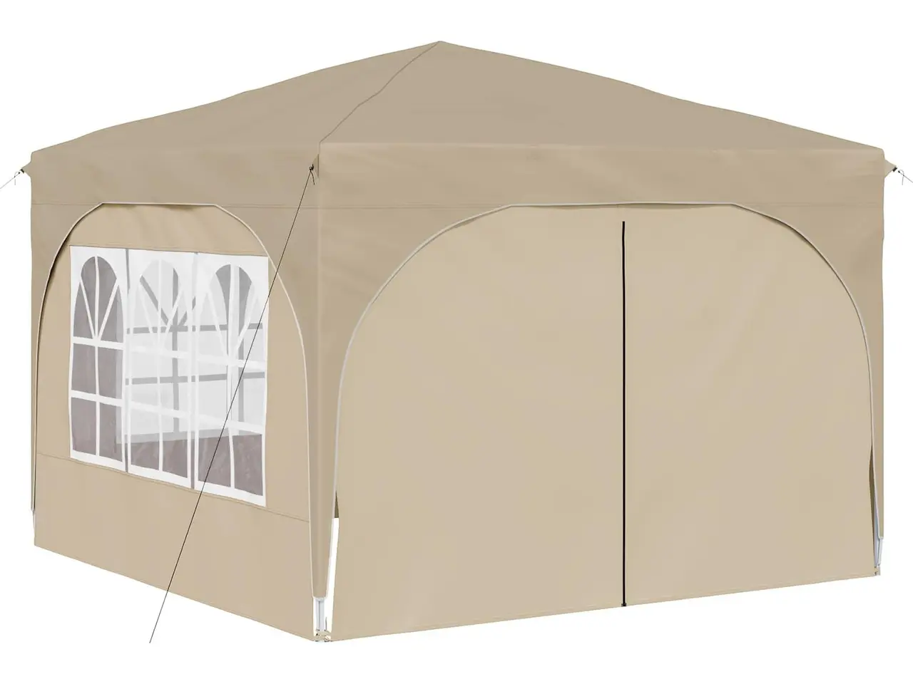 Billede 5 - Pop-up Festtelt 290 x 290 x 245 cm Cremefarvet