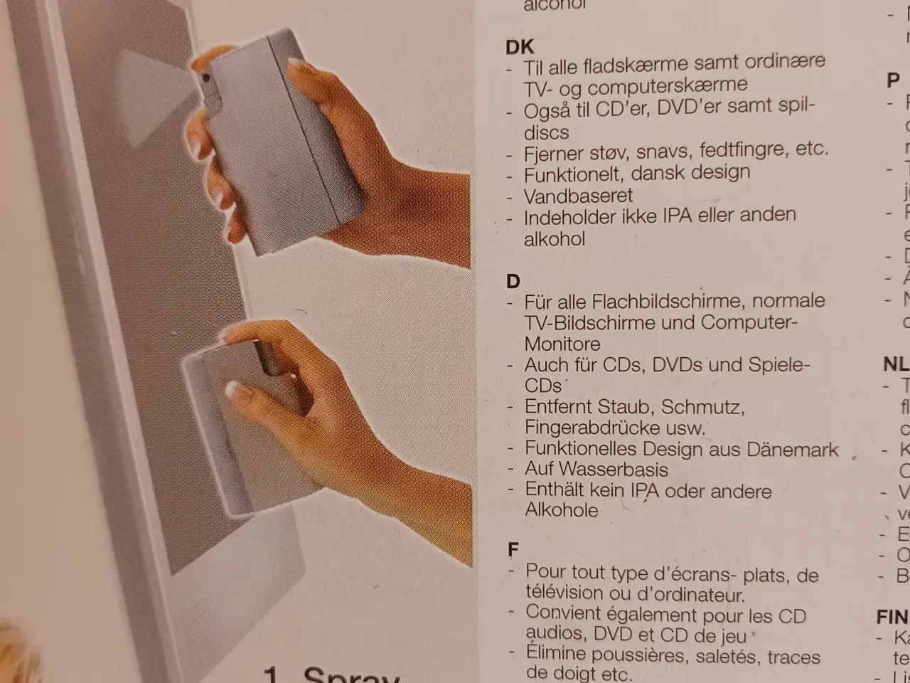 Billede 3 - PC & TV Cleaner - spray og viskeklud