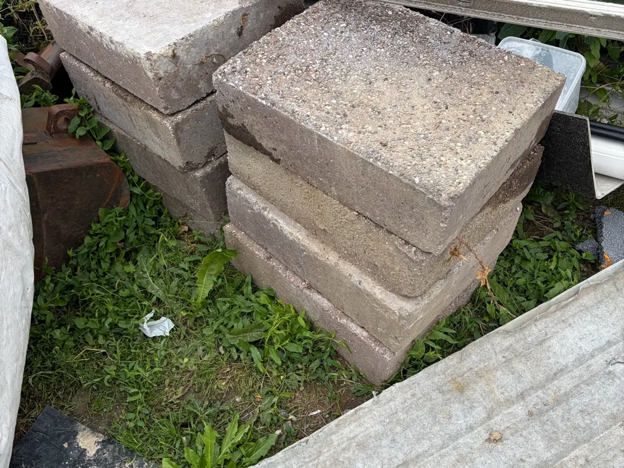 Billede 1 - Trappetrin i beton sten