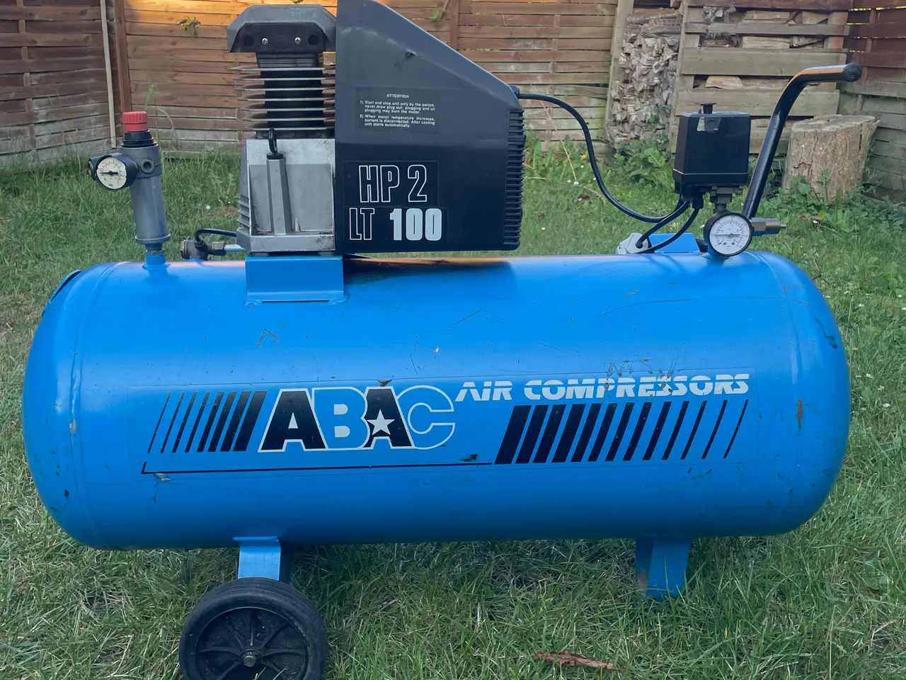 Billede 1 - ABAC kompressor 100l 2hk