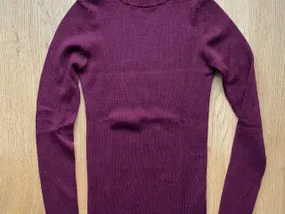 Muji uldbluse bordeaux