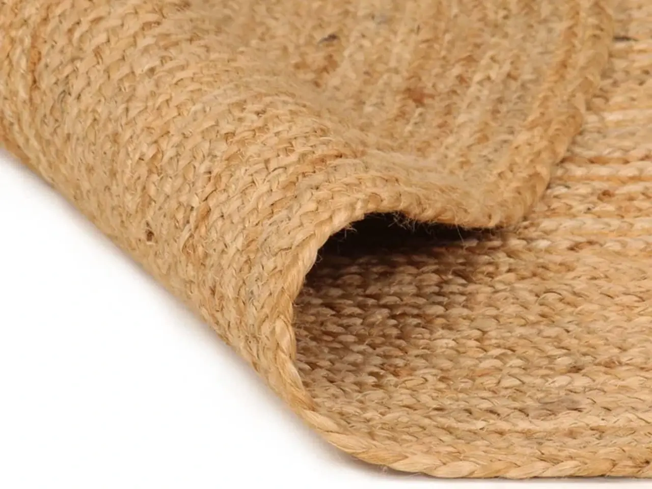 Billede 2 - Gulvtæppe 180 cm flettet jute rundt