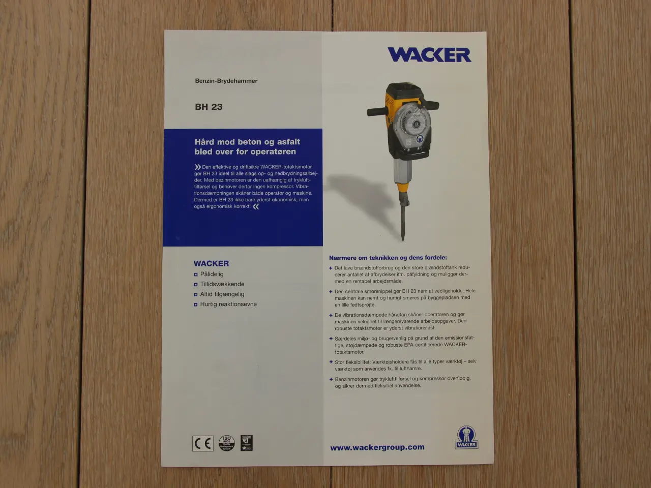 Billede 4 - Betonhammer Wacker BH23 benzinhammer