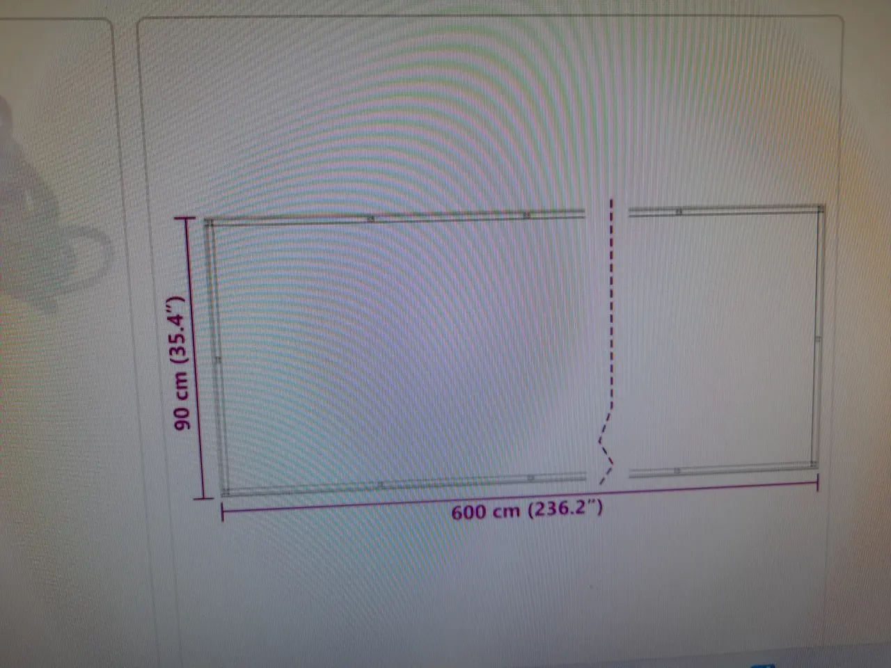 Billede 6 - balkonafskærmning HDPE 90x600 cm antracitgrå