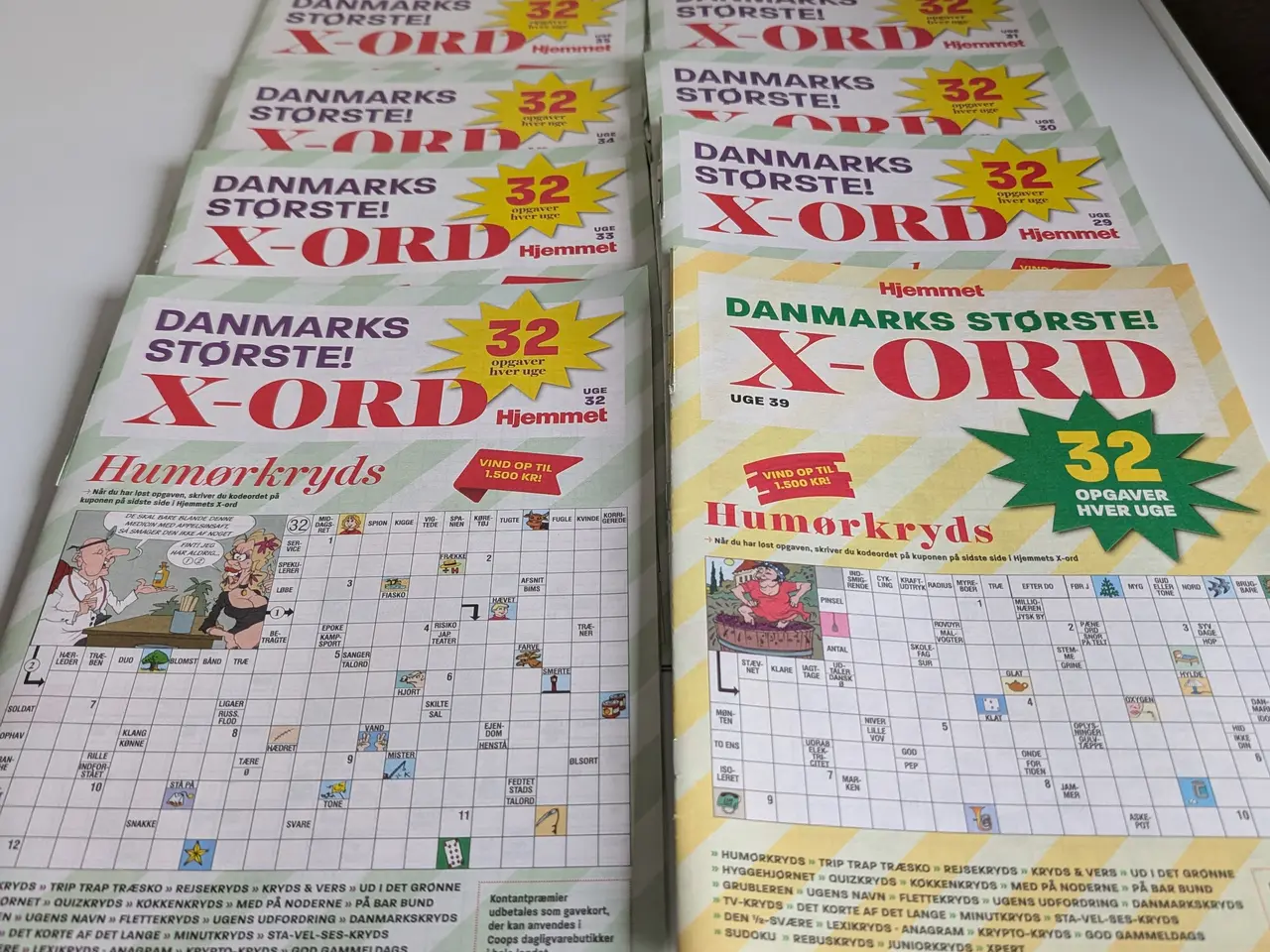 Billede 1 - Krydsord hæfter 4 stk/ kryds og tværs/ sudoku 