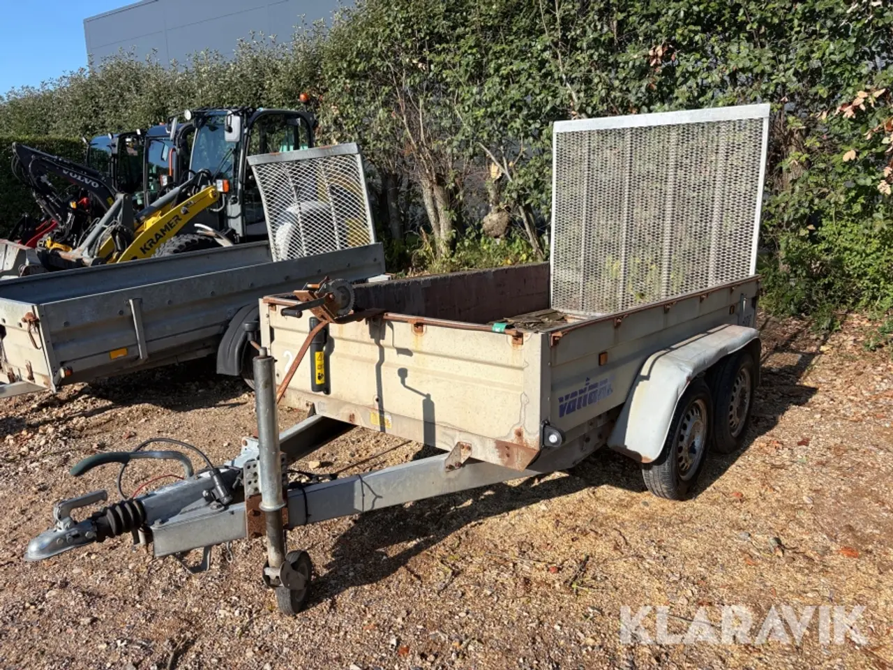 Billede 1 - Trailer Variant 1604 1300 kilo med spil og rampe.