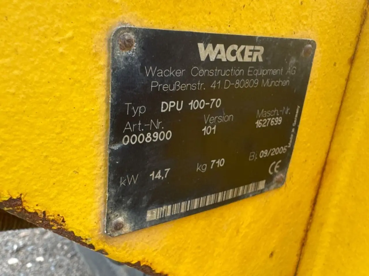 Billede 5 - Wacker Neuson DPU 100-70