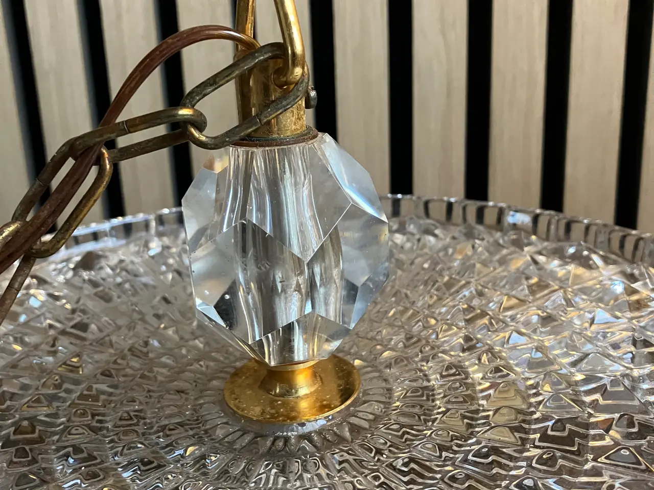 Billede 4 - Smuk vintage orrefors krystallampe
