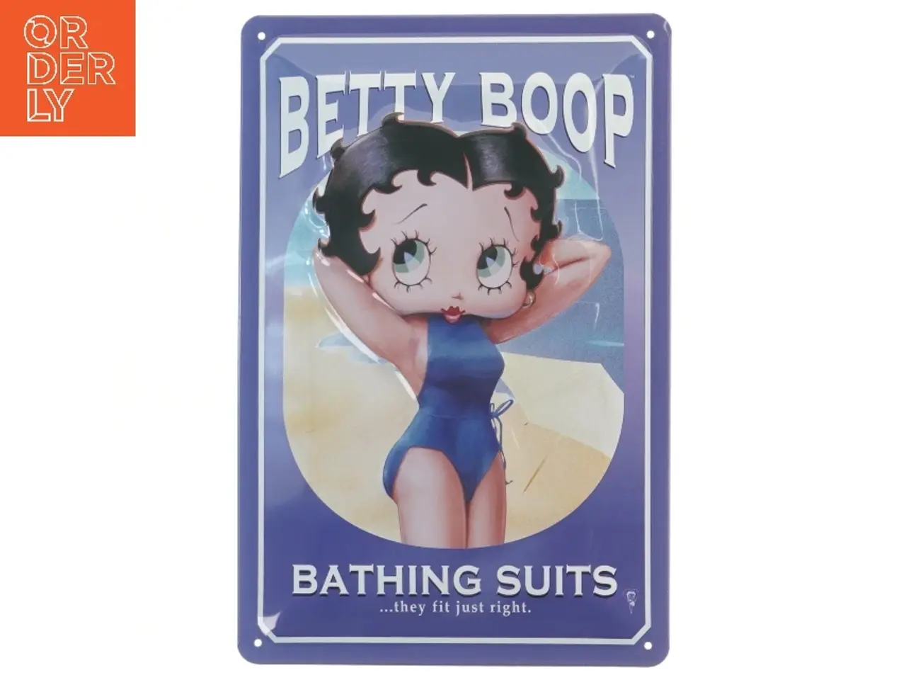 Billede 1 - Betty Boop metal skilt fra Nostalgic-Art (str. 30x20 cm)