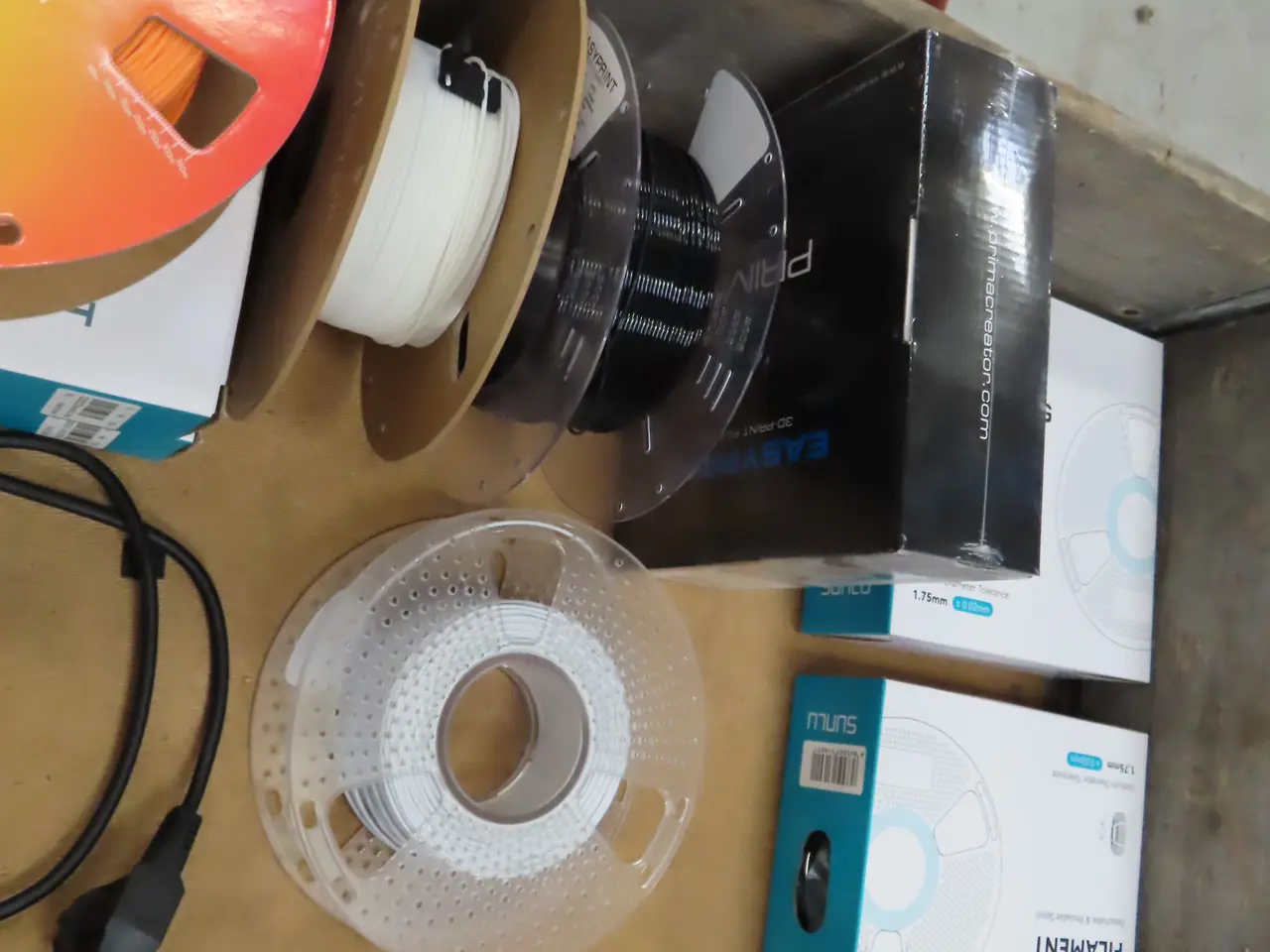 Billede 6 - Palle med div. varelager til 3D Printer BAMBU LAB ABS, SUNLU