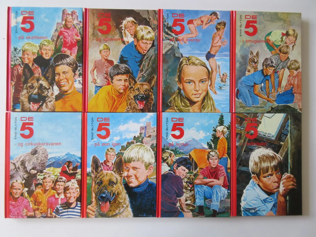 Billede 1 - 9 forskellige De 5 bøger (Enid Blyton)