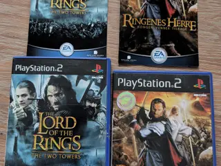 2 stk. Ringenes herre spil til PS2
