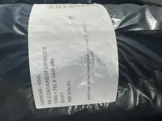 Container sække 660l. 