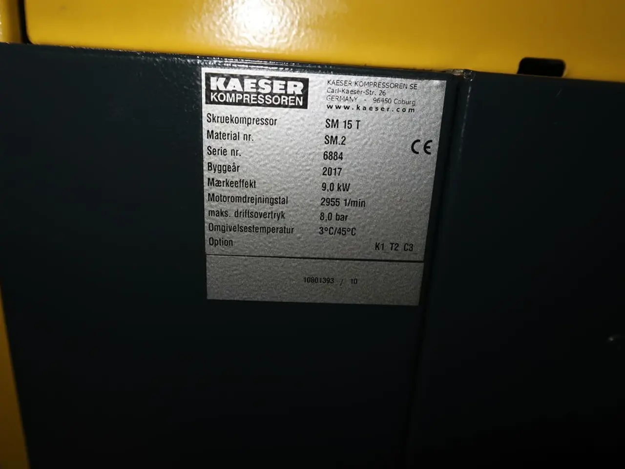 Billede 7 - Skruekompressor KAESER SM 15 T