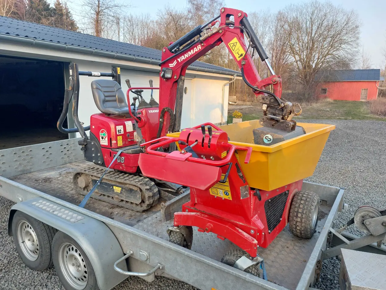 Billede 1 - Minigraver incl levering 