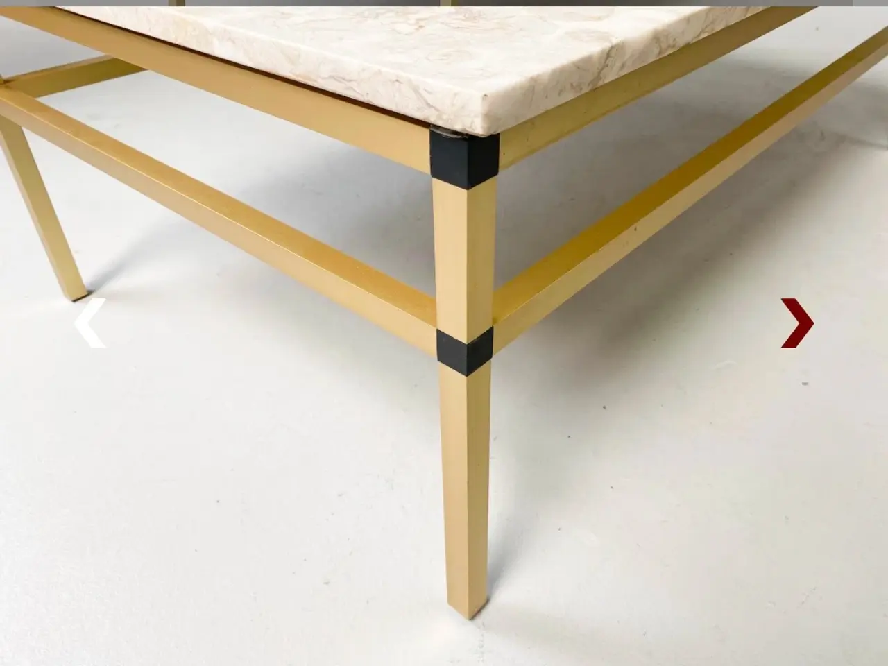Billede 1 - Sofabord med marmor bordplade BYD