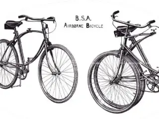 Folde/faldskærmscykler -  BSA & MIDDELMORE 
