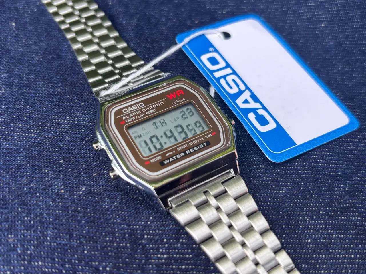 Billede 1 - Klassisk Casio WR ur med sølvlænke