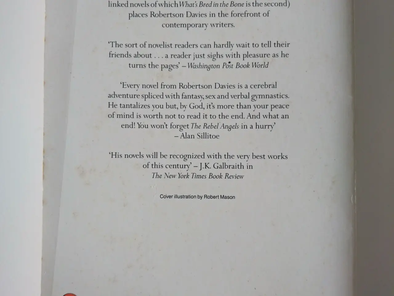 Billede 2 - The Rebel Angels. Robertson Davies