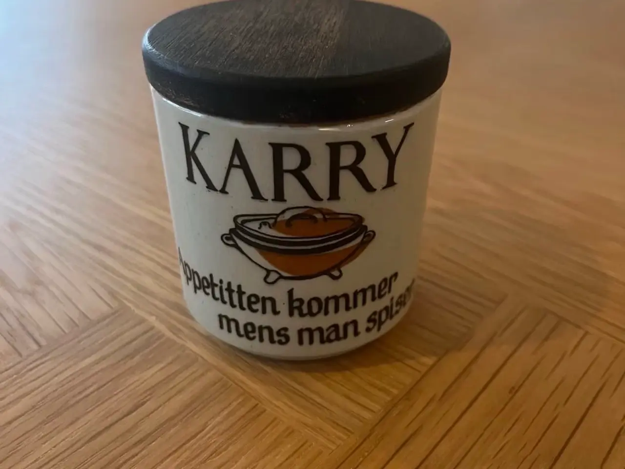 Billede 1 - Retro karrykrukke fra Knabstrup Keramik