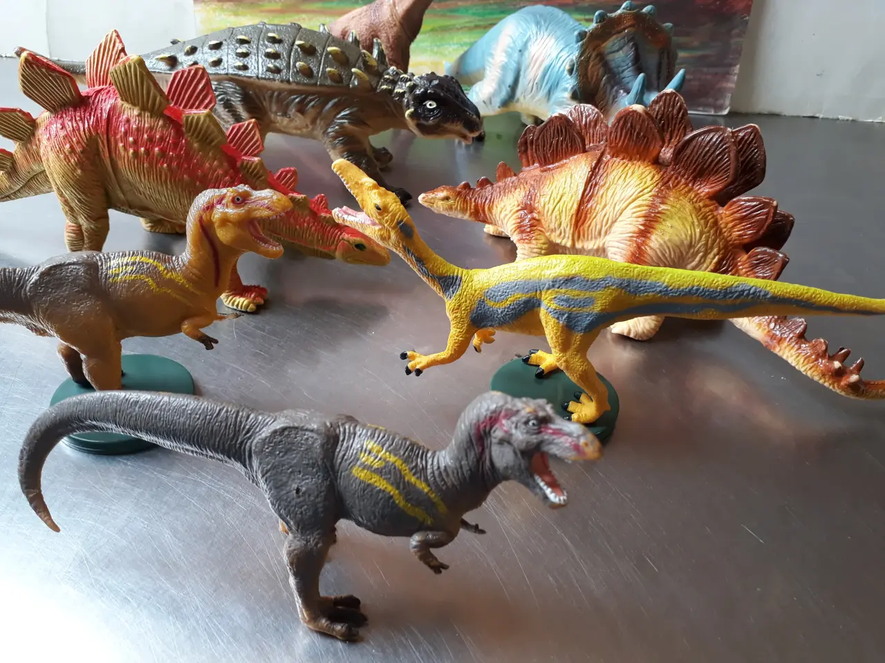 Billede 4 - 8 Dino Figurer