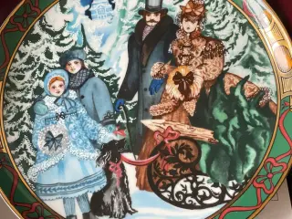 Royal Copenhagen B&G juleplatte min familie