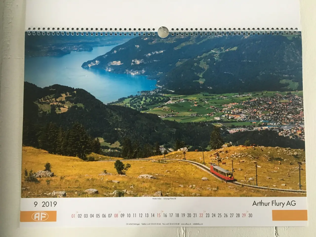Billede 3 - 5 jernbane kalender med flotte billeder