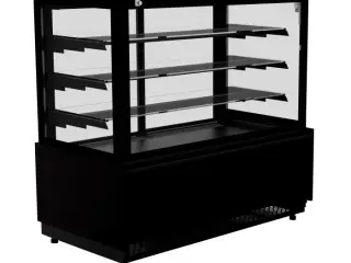 Kølemontre – sort – B1437 x D790 x H1400 mm