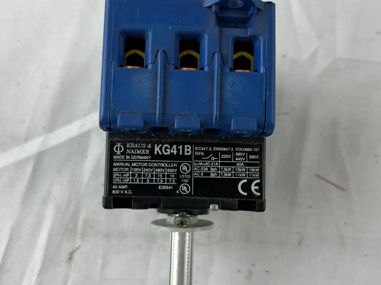 Billede 3 - Kraus Naimer KG41B Manual Motor Controller 40A