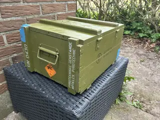 Ammunitionskasse i grøn