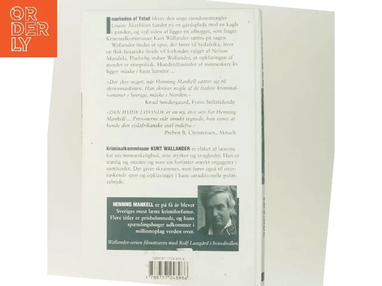 Billede 3 - Den hvide løvinde af Henning Mankell (Bog)