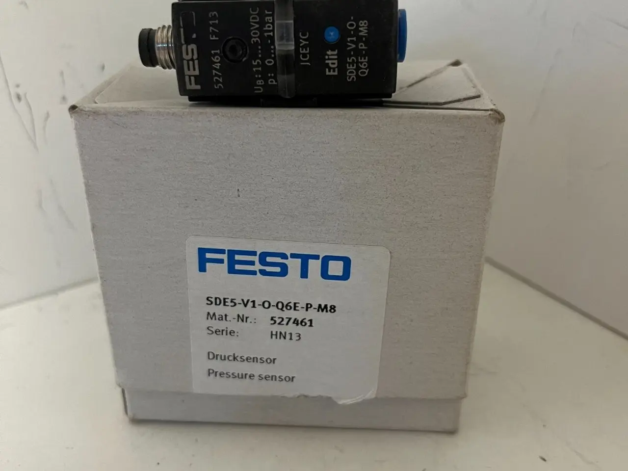 Billede 2 - Festo SDE5-V1-O-Q6E-P-M8 Pressure Sensor 527461 M8