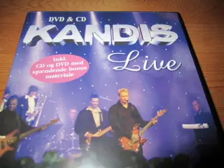 KANDIS Live. Dvd & Cd + Hæfte.