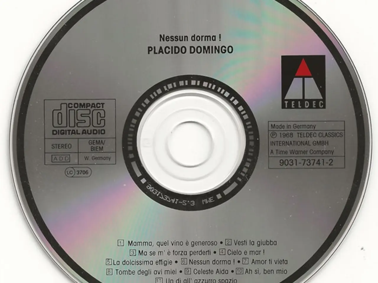 Billede 3 - Placido Domingo… – Nessun Dorma – CD