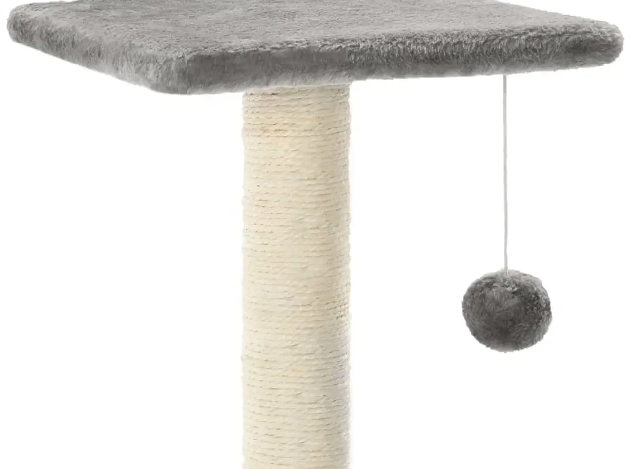 Billede 4 - Kradsetræ til katte med sisal-kradsestolper 65 cm - grå