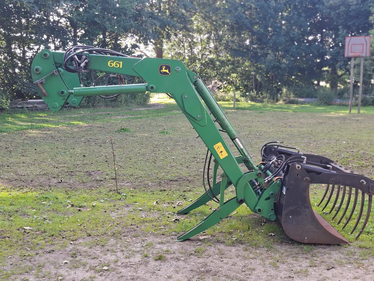 Billede 3 - Frontlæsser JD 661 med beslag