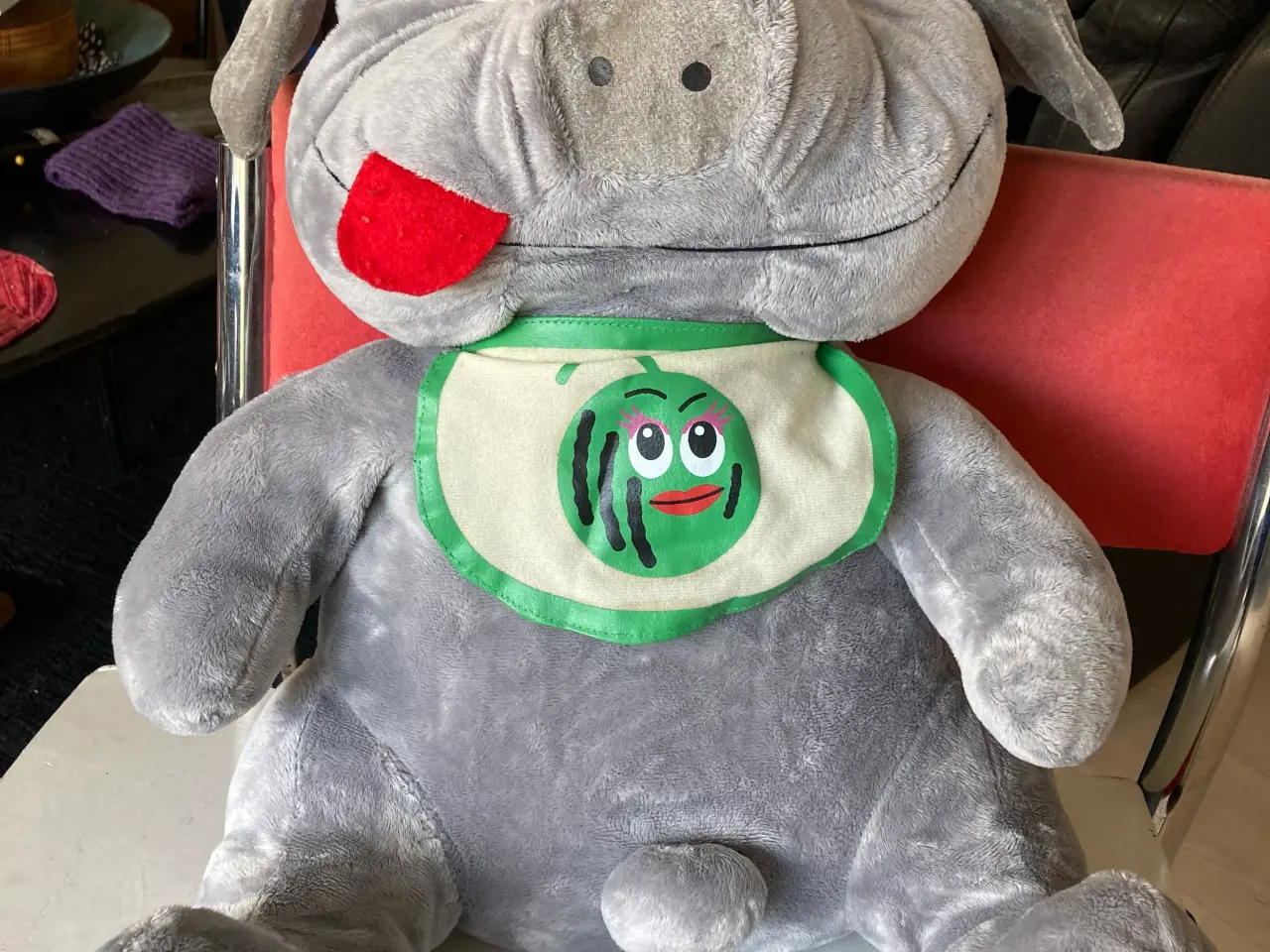 Billede 2 - Stort bamse dyr med hagesmæk, bamser