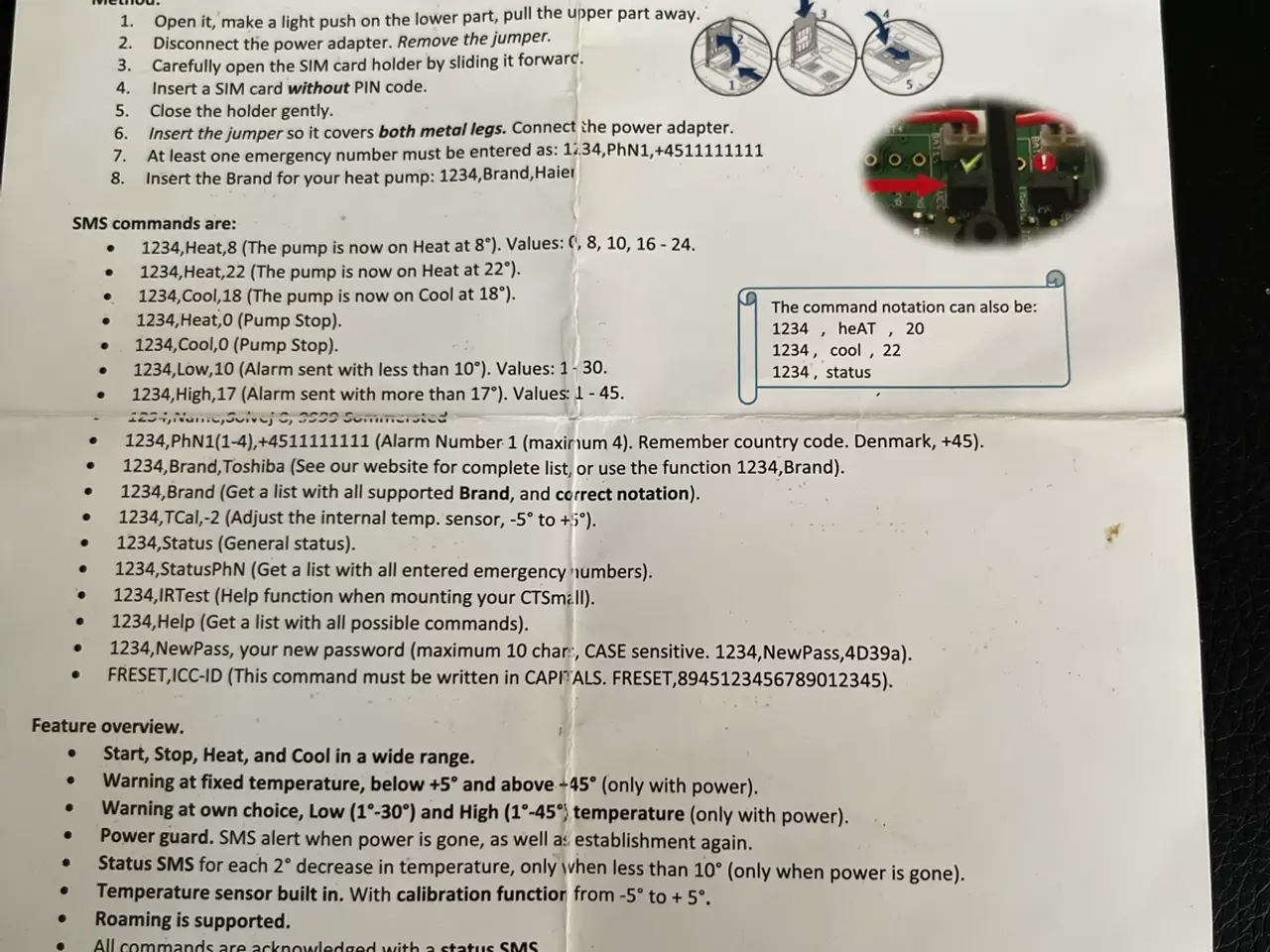 Billede 3 - Styring til Panasonic Varmepumpe 