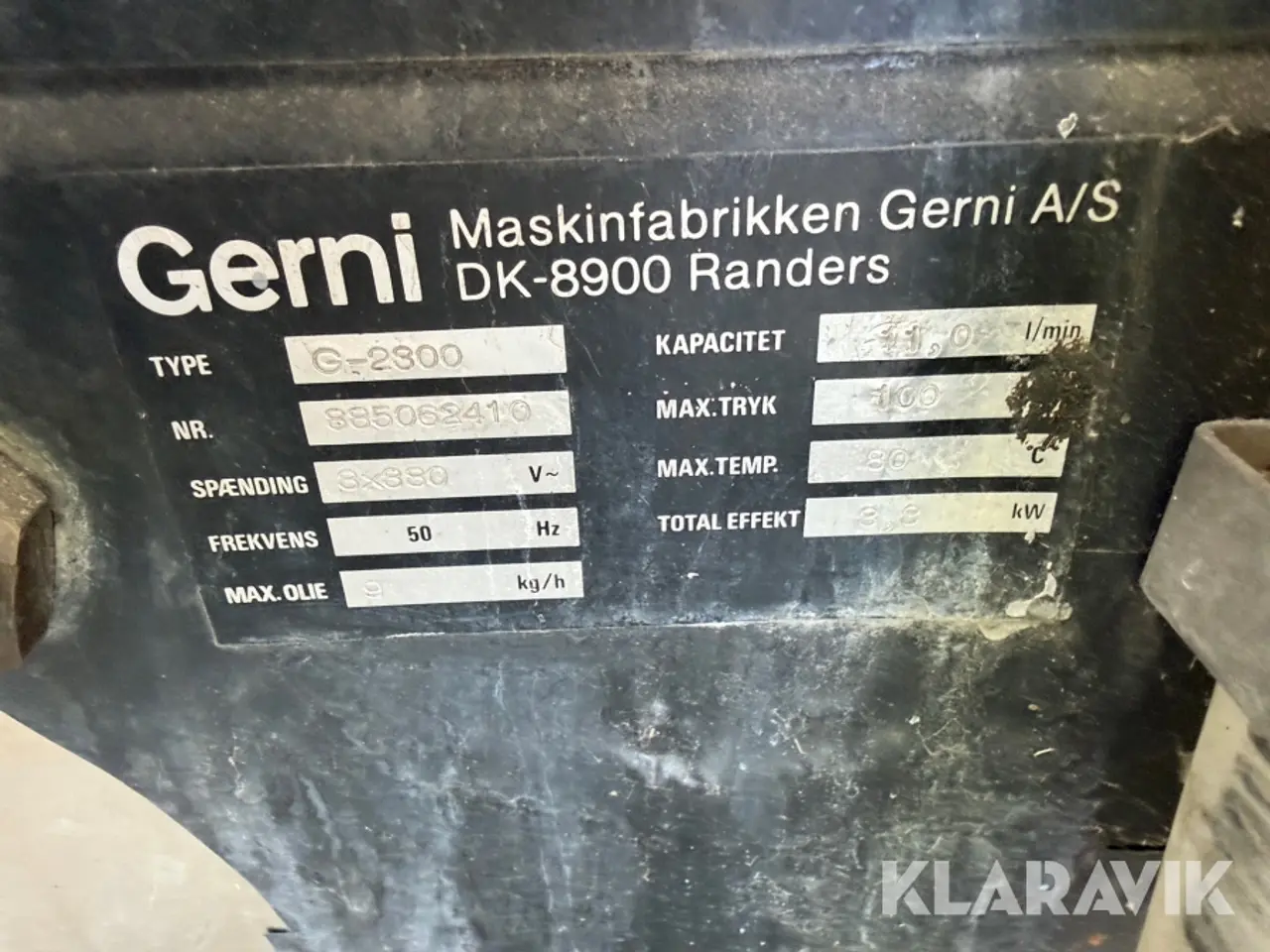Billede 5 - Hedvandsrenser Nilfisk-Gerni G2300