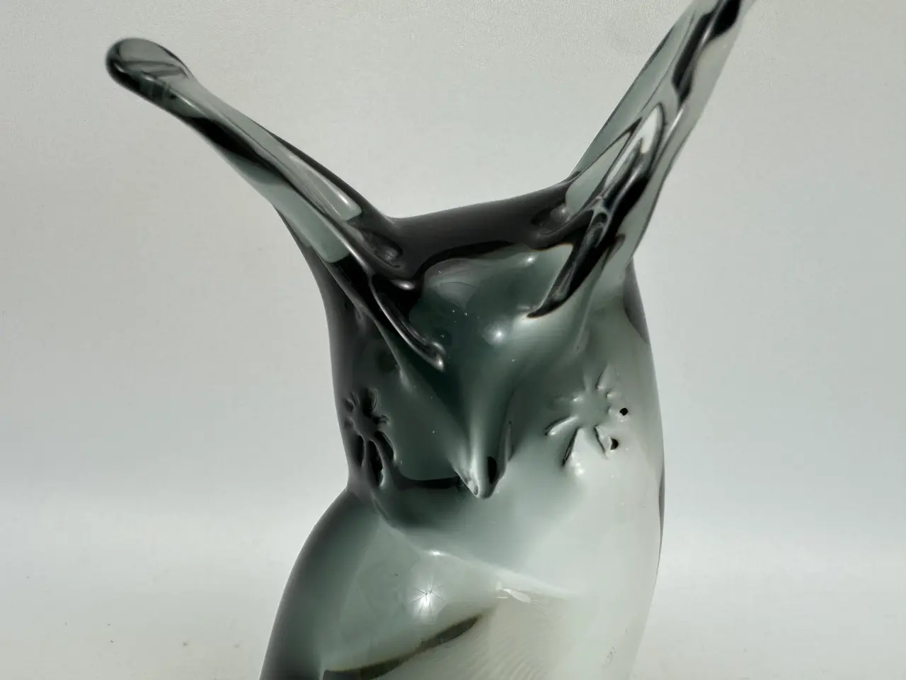 Billede 4 - Italiensk kunstglas ugle (Murano)