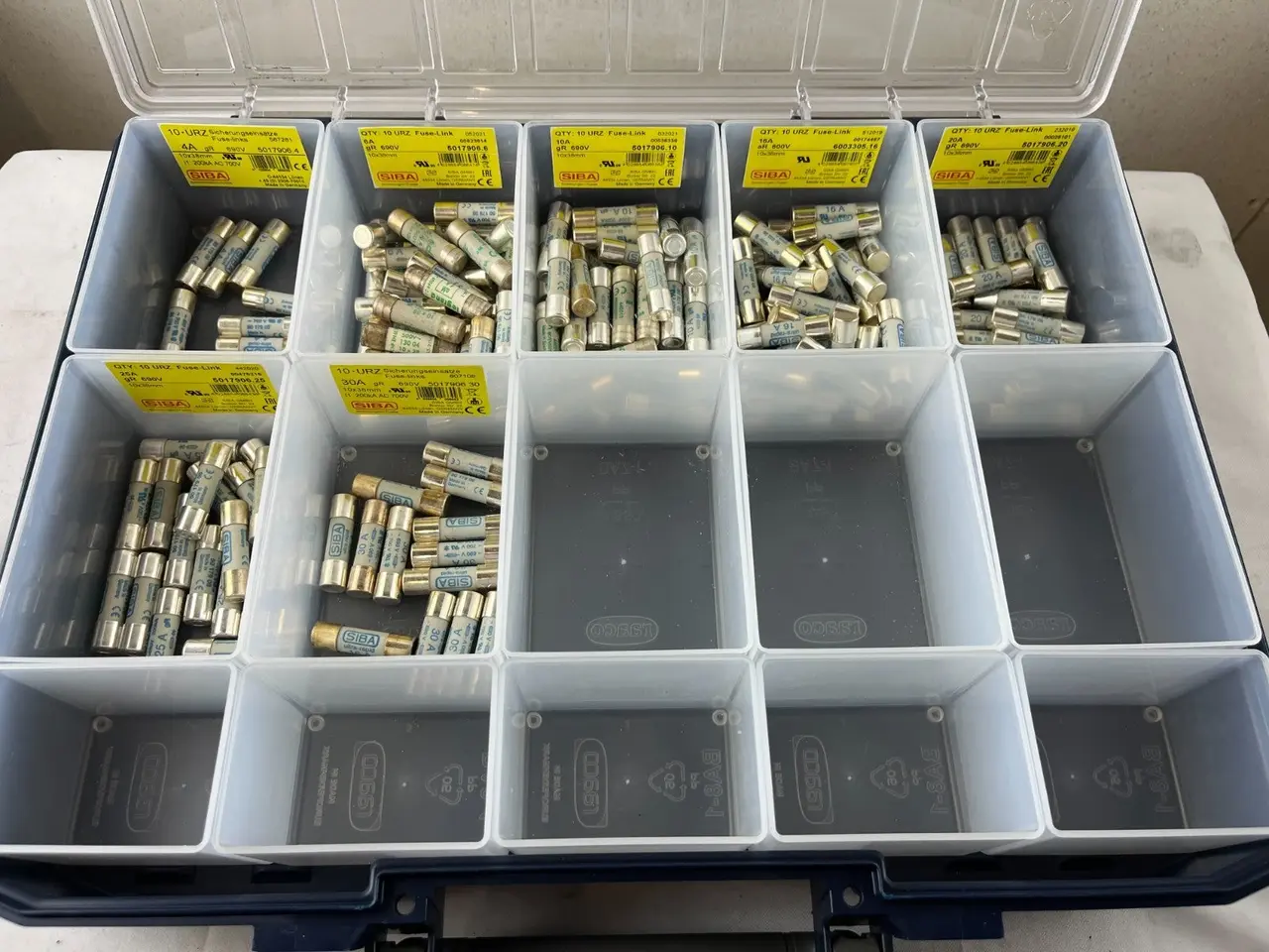 Billede 4 - Raaco Organizer Box w/ SIBA URZ sikringer 10x38mm