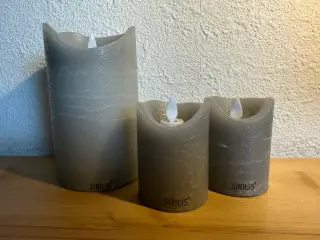 Sirius lys til batterier