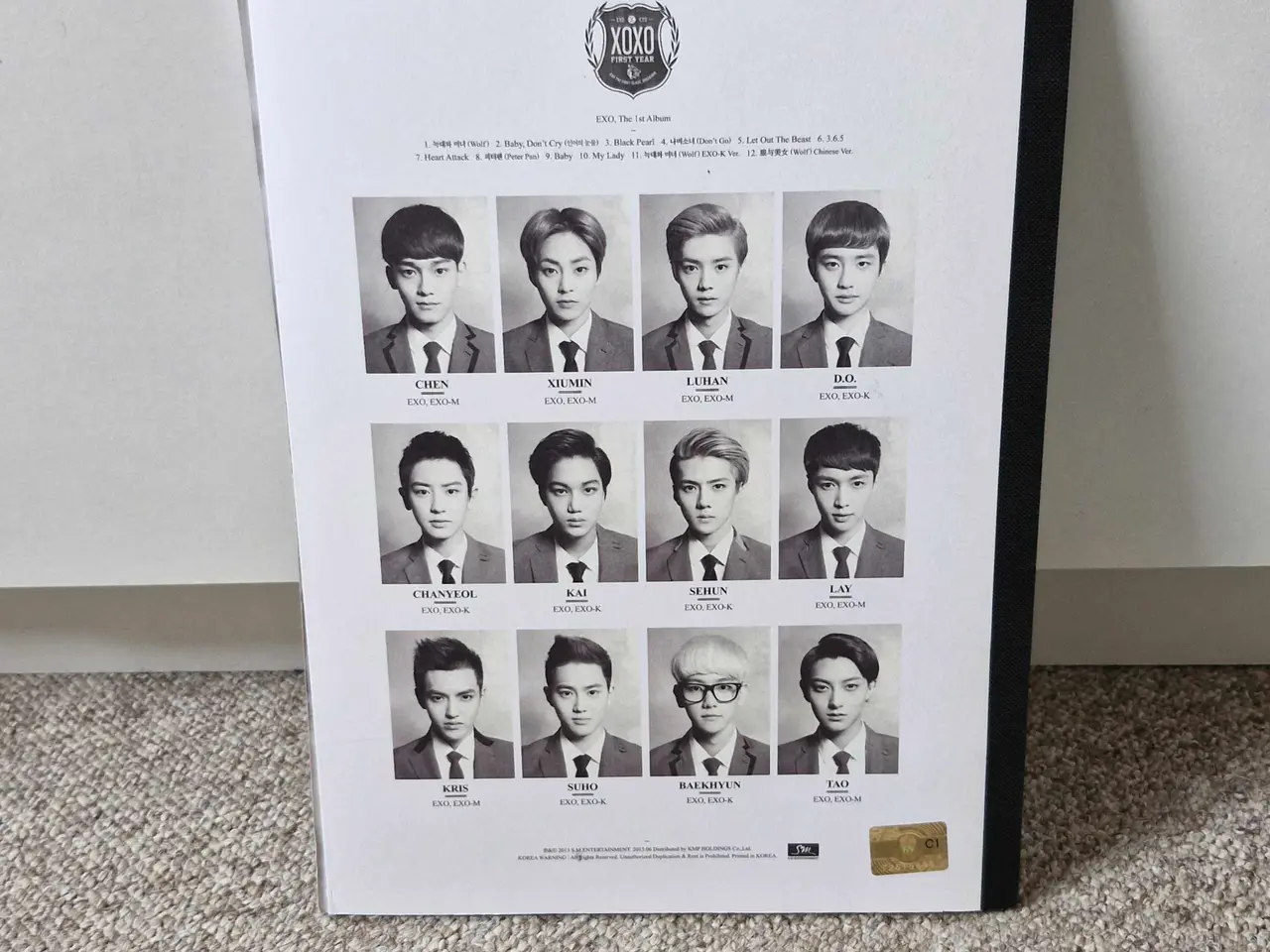 Billede 2 - EXO - XOXO (Kiss Korean Version), Fotokort