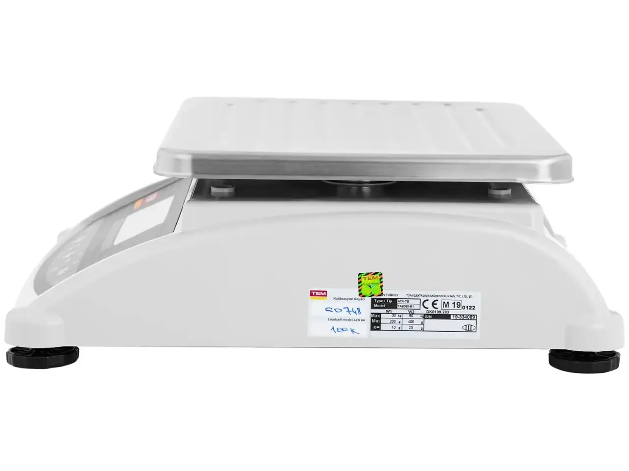 Billede 4 - Bordvægt – certificeret – 60 kg / 20 g – LCD